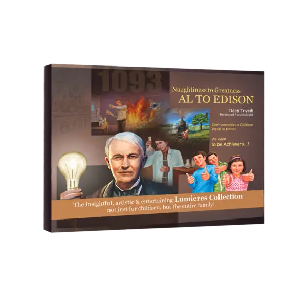 Naughtiness to greatness al to edison(HardCover) — 3D book cover