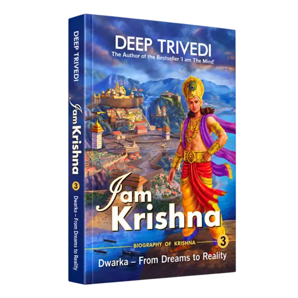 I am Krishna – Vol 3 – Dwarka – From Dreams to Reality — 3D book cover